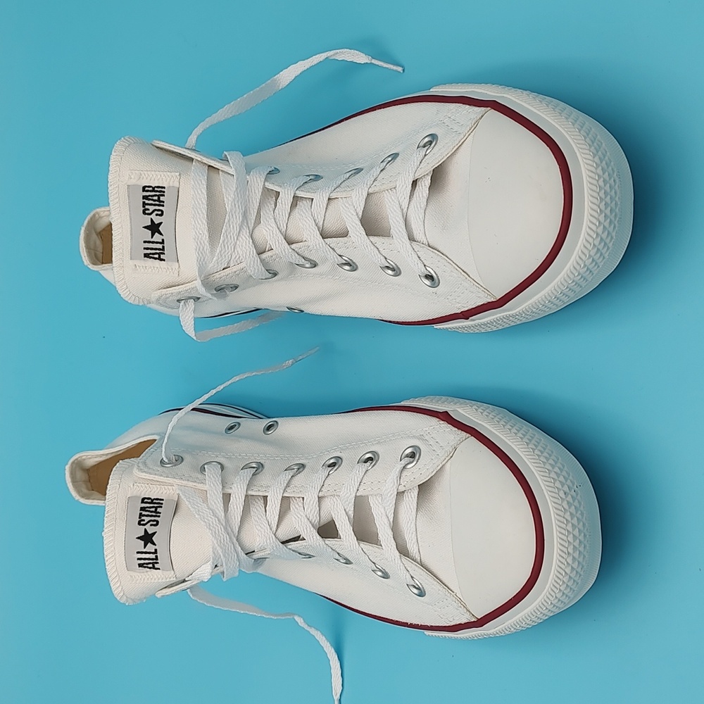 Converse Unisex Chuck Taylor All Star Ox Low Top White Sneakers Size 13